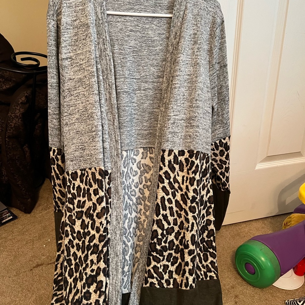 Long Plus Size Cardigan